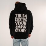 True4Est Black Stylish Hoodie - Sleek, Comfortable, and Perfect for Everyday Wear